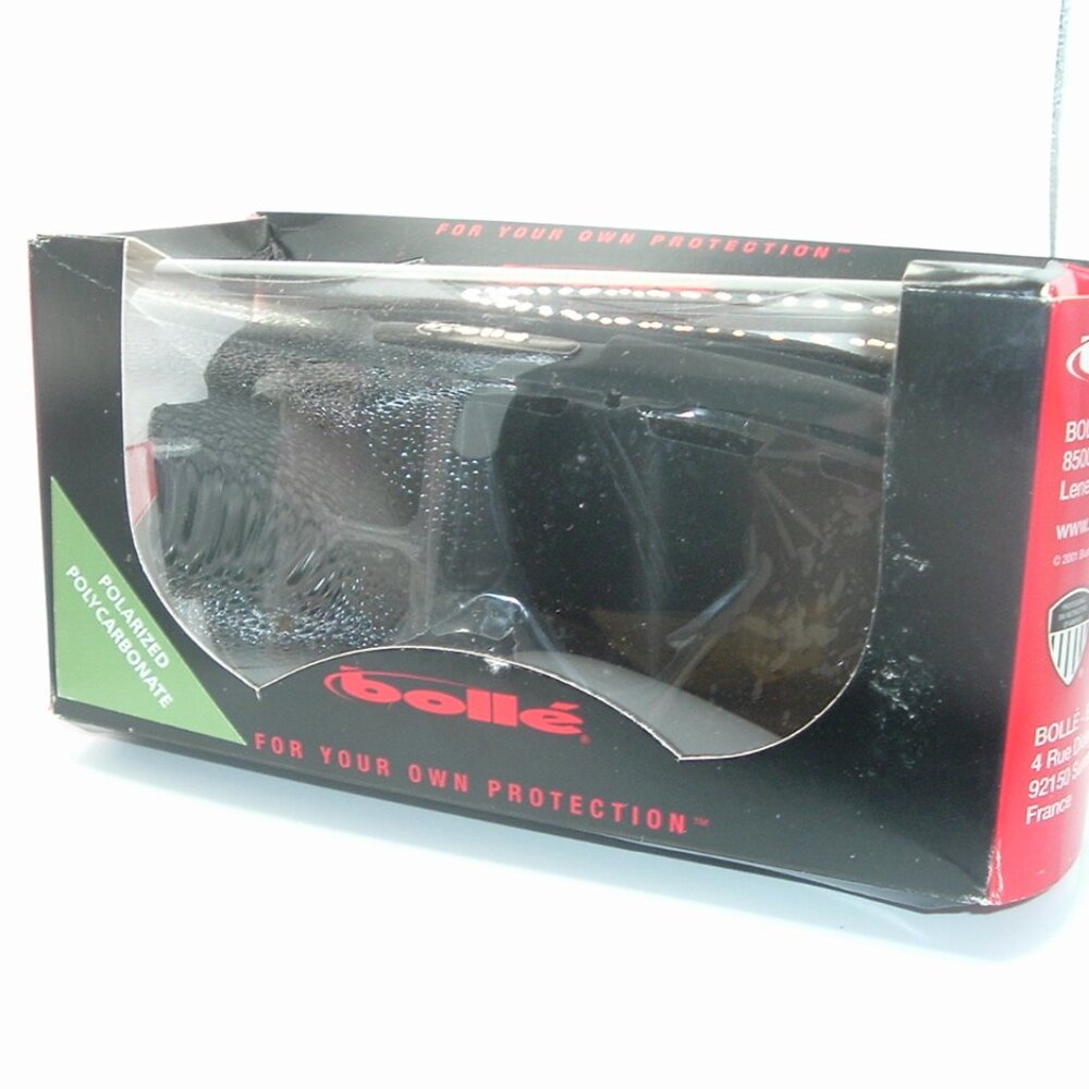 NEW! BOLLE Ski Snowboard Goggles - Nova Black, Polarized brown lens +